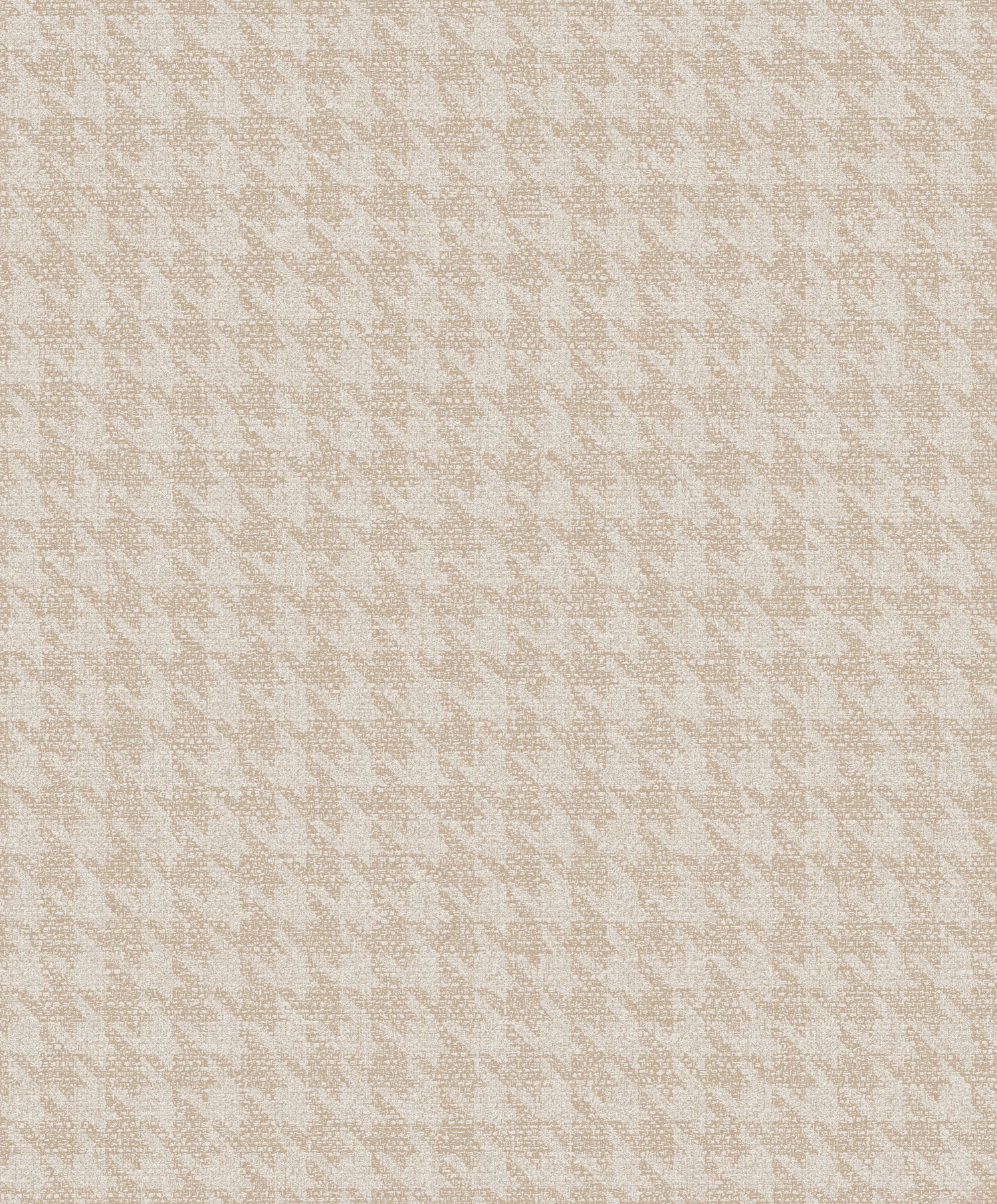 Beige wallpaper, fabric imitation, rooster foot pattern, ILA501, Aquila, Khroma by Masureel
