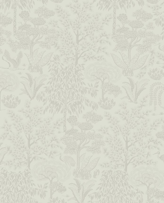 Grey-silver wallpaper with trees, 333110 Pip Studio 6, Eijffinger