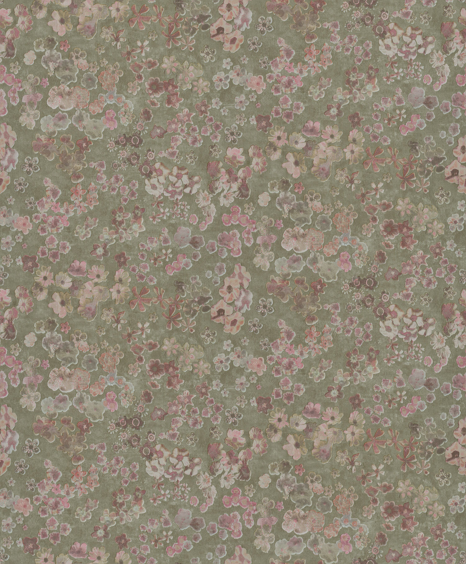 Green floral wallpaper, 221303, Botanical, BN Walls
