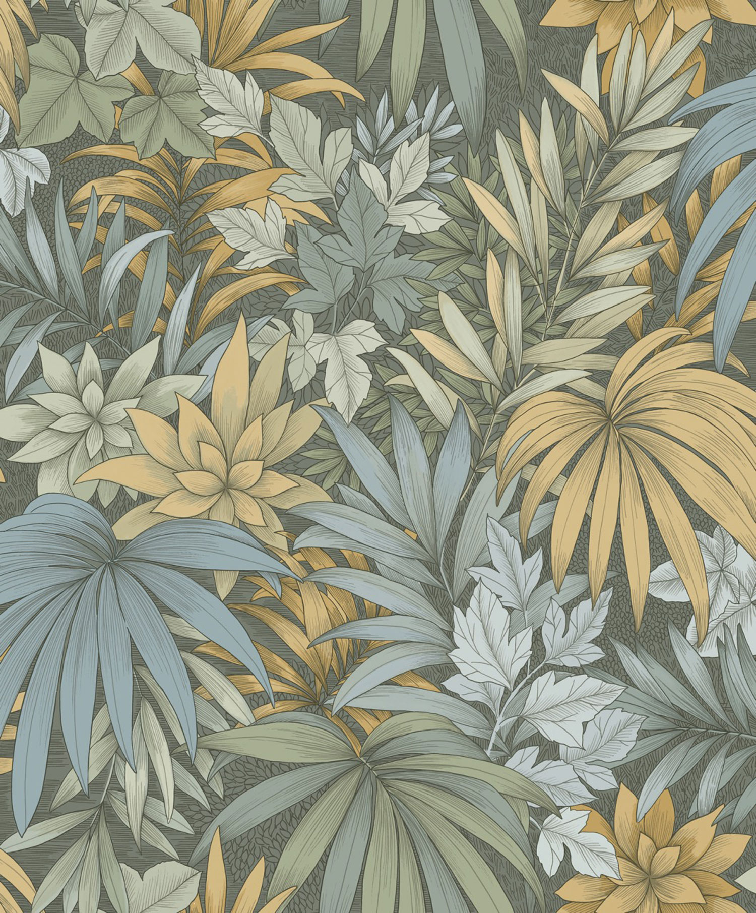 Wallpaper, jungle, leaves, AL26242, Allure, Decoprint