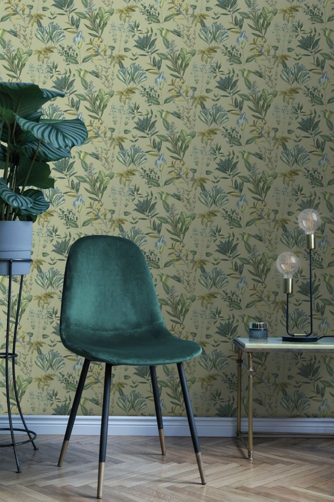 Luxury non-woven wallpaper Flowers BL22741, Summer Flower, Blooming, Decoprint