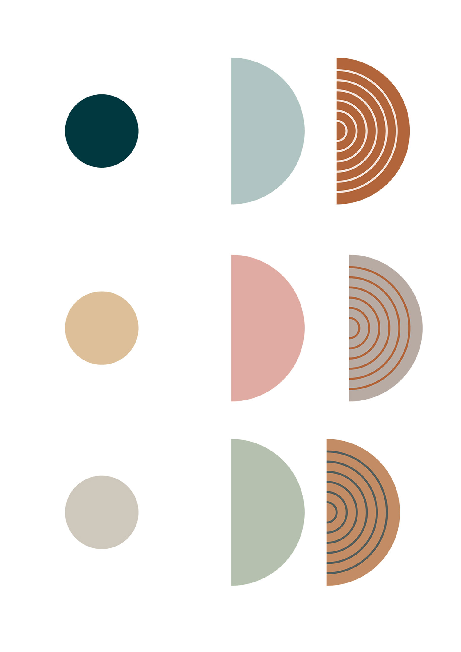 Pre-pasted non-woven variable wall decoration, PLC041, Platinum Shapes, Decoprint