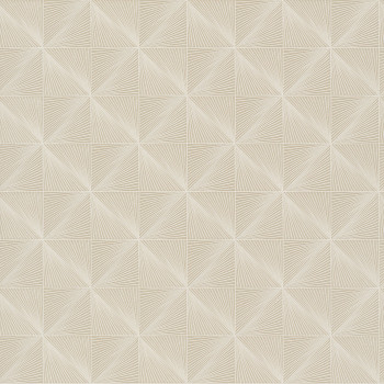 Beige geometric pattern wallpaper, CU3303, Cumaru, Grandeco
