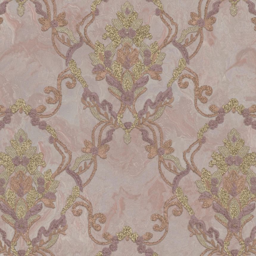 Luxury wallpaper with baroque pattern, M69901, Splendor, Zambaiti Parati