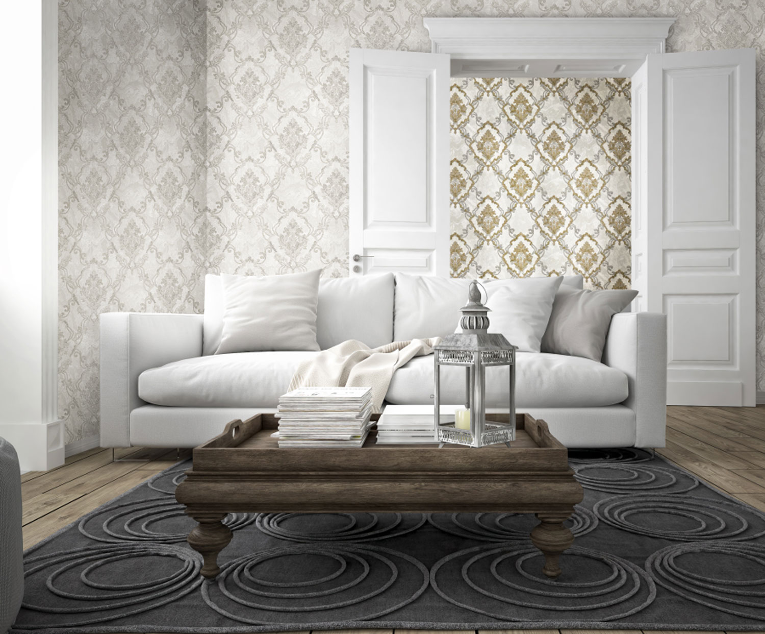 Luxury baroque wallpaper, M69909, Splendor, Zambaiti Parati