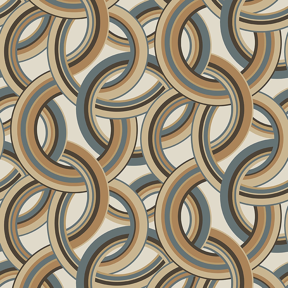 Non-woven geometric 3D wallpaper BO23020, Diva, Bohème, Decoprint