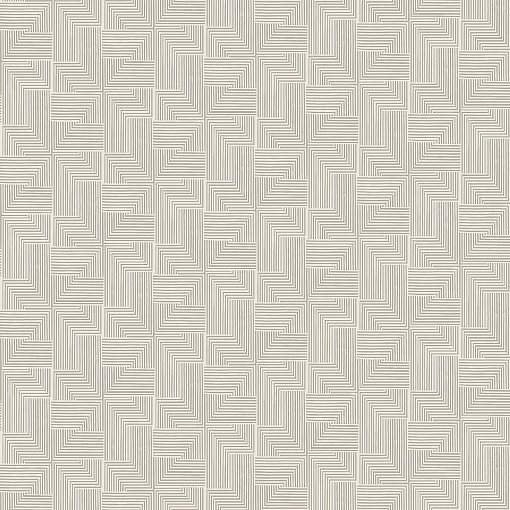 Geometric non-woven wallpaper BO23062, Labyrinth, Bohème, Decoprint