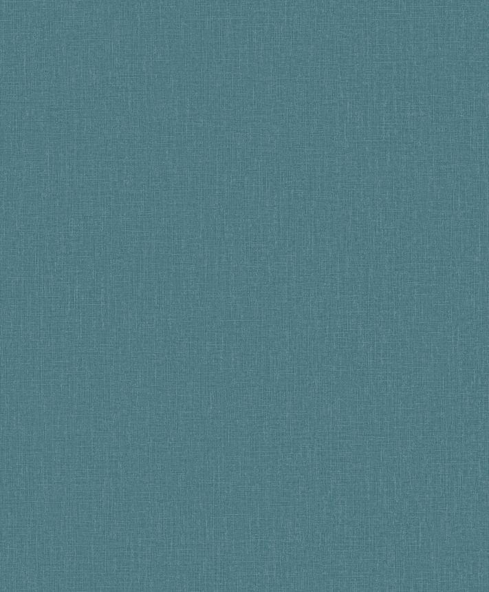 Turquoise wallpaper, fabric imitation, AT1030, Atmosphere, Grandeco