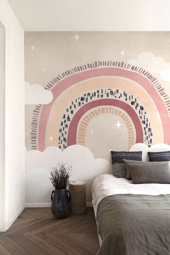 Wall mural, Rainbow, clouds, ML2501, Mural Young Edition, Grandeco
