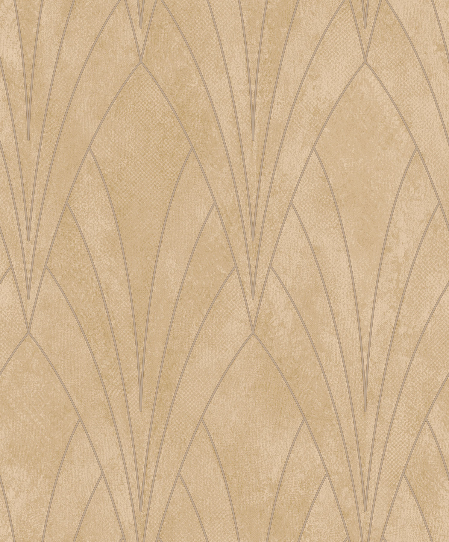 Ocher geometric wallpaper, Art Deco, L85602, Elegance  Ugepa