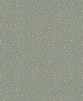 Green wallpaper with twigs, M67484D, Botanique, Ugepa