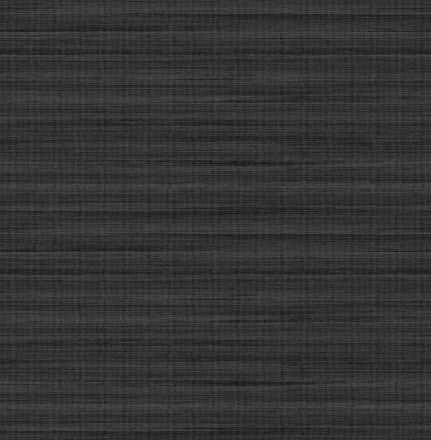 Monochrome black wallpaper, fabric imitation, 120896, Envy