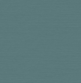 Monochrome turquoise wallpaper, fabric imitation, 120895, Envy