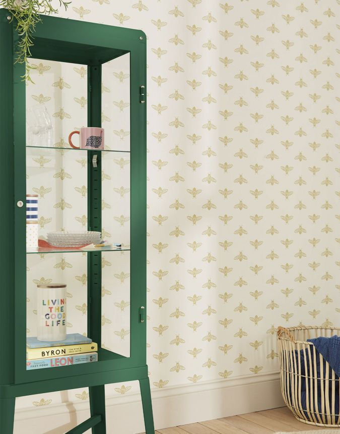 Wallpaper with bees, 118547, Joules, Graham&Brown