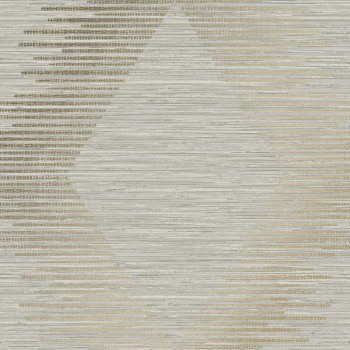 Grey-beige-gold geometric pattern wallpaper, 120246, Vavex 2025