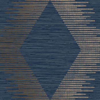 Blue geometric pattern wallpaper, 120721, Vavex 2025