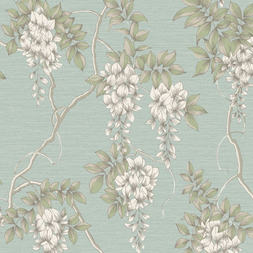 Blue floral wallpaper, 120138, Zen, Superfresco Easy