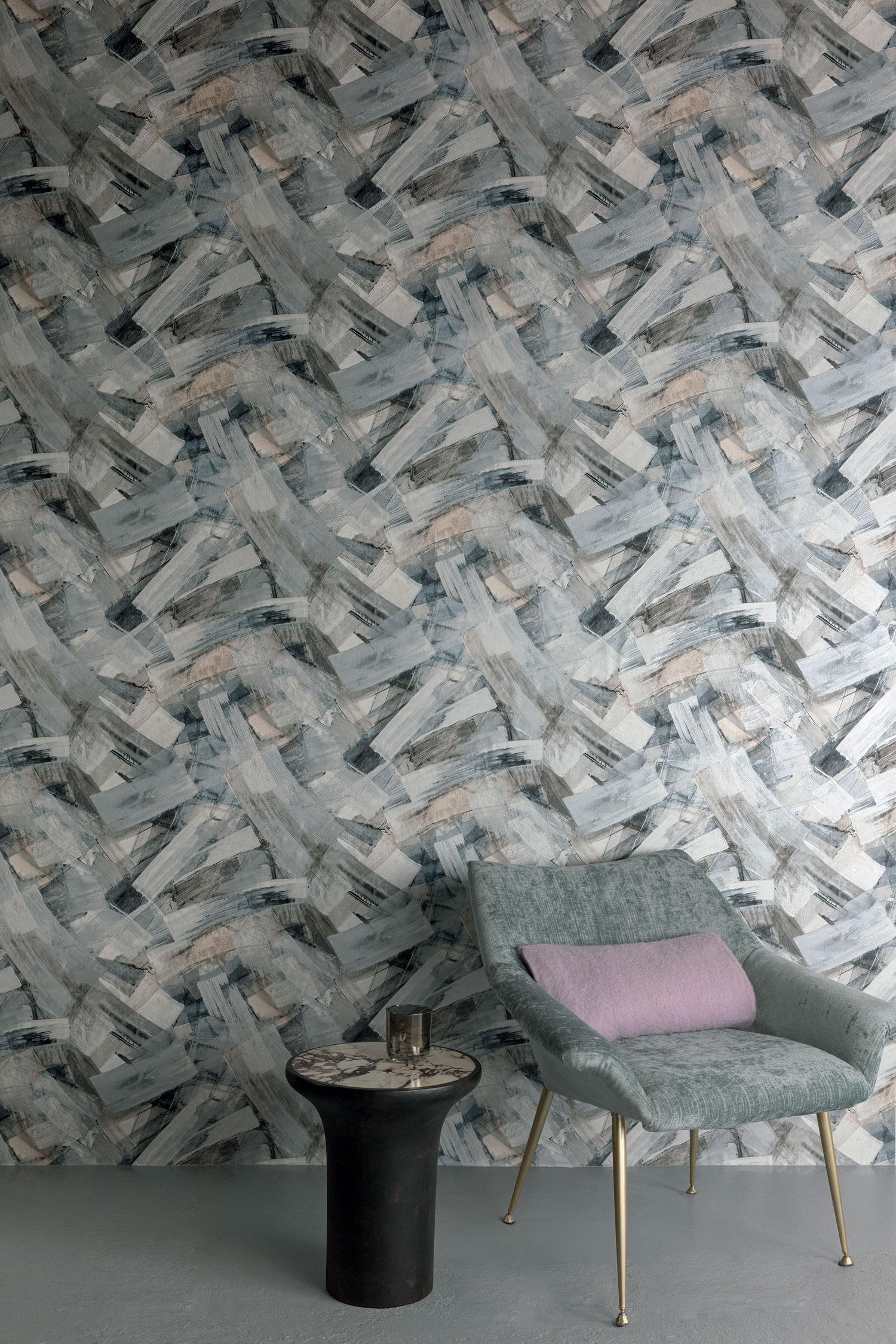 Embossed wallpaper, plaster imitation, TI3005, Time 2025, Grandeco