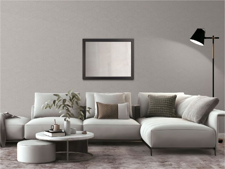 White geometric 3D wallpaper, TP422951, Exclusive Threads, Design ID