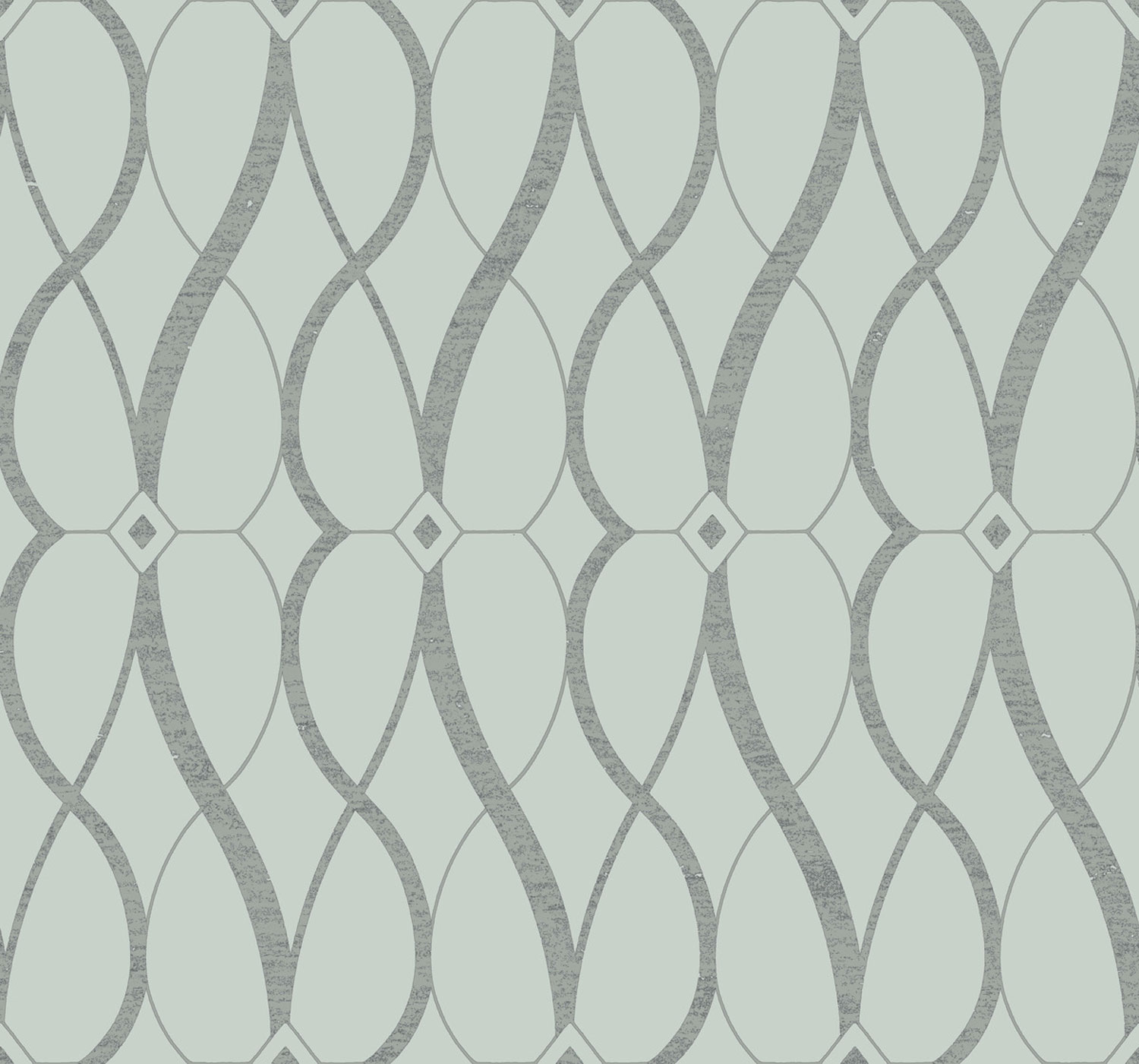Blue-silver geometric wallpaper, MD7172, Modern Metals, York