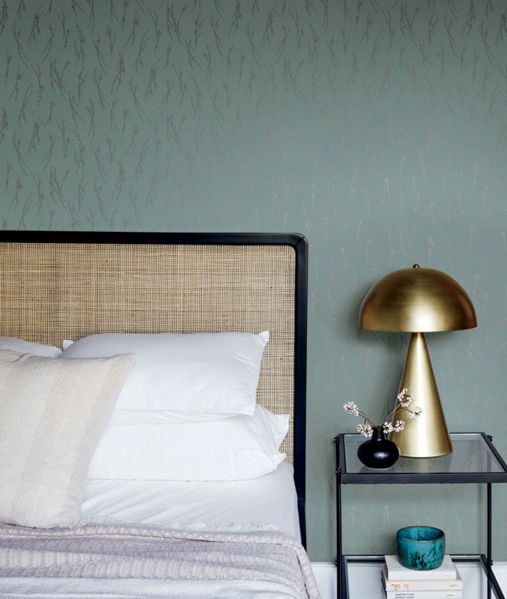 Blue-silver wallpaper, MD7193, Modern Metals, York
