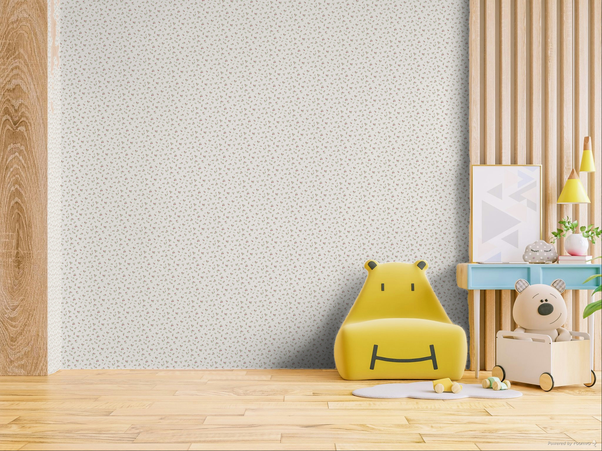 White non-woven floral wallpaper, 84062, Blooming Garden, Cristiana Masi by Parato