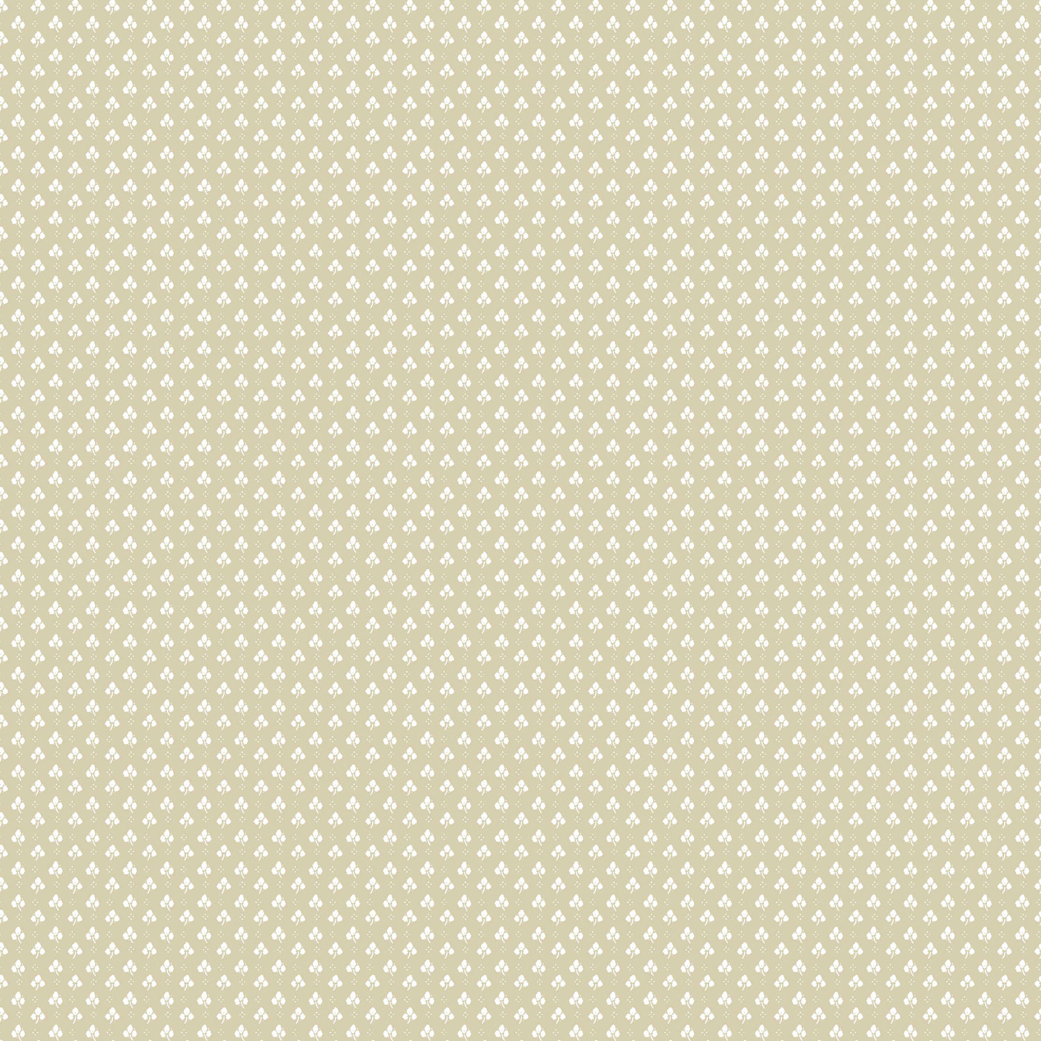 Ocher wallpaper with white leaves, 12362, Fiori Country, Parato