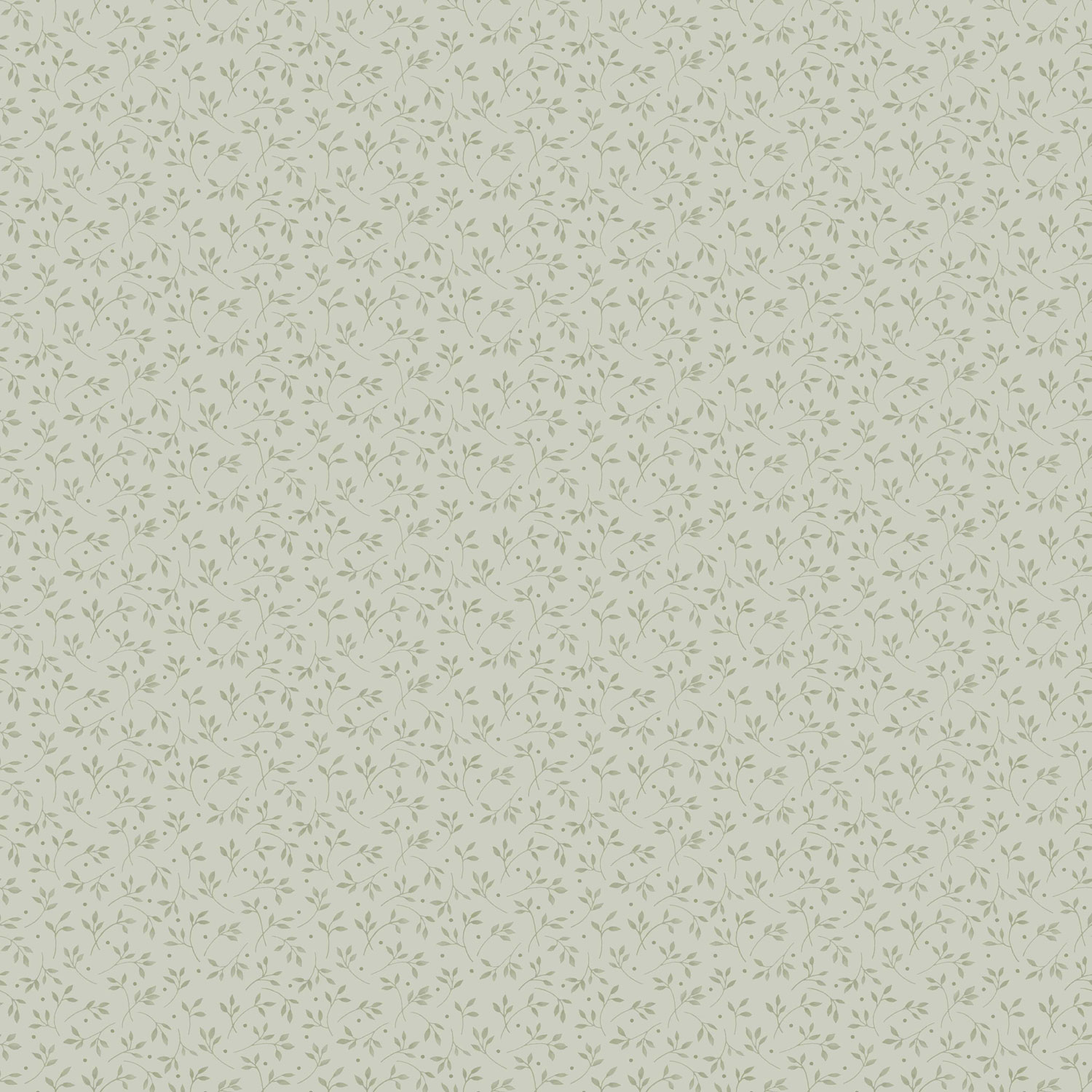 Green non-woven wallpaper with branches, 12365, Fiori Country, Parato