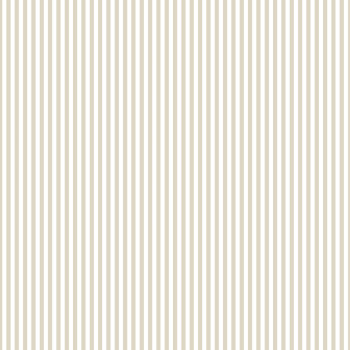 Beige-white striped wallpaper, 14867, Happy, Parato
