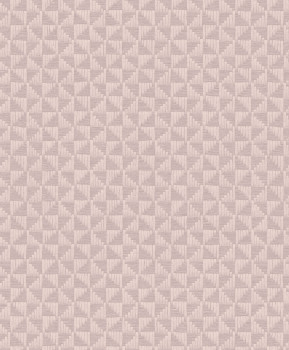 Old pink geometric wallpaper, ZEN308, Zen, Zoom by Masureel