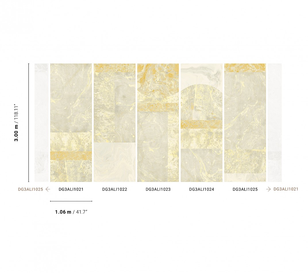 Marbled wall mural, DG3ALI1021, Wall Designs III, Khroma by Masureel