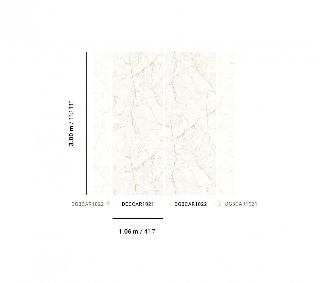 Wall mural, green marble, DG3CAR1021, Wall Designs III, Khroma by Masureel