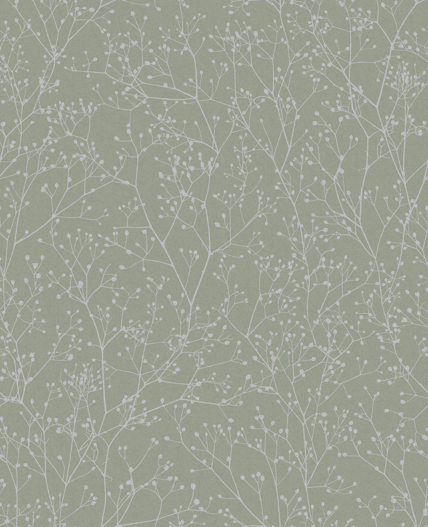 Green-silver wallpaper, flowers, 120388, Wiltshire Meadow, Clarissa Hulse