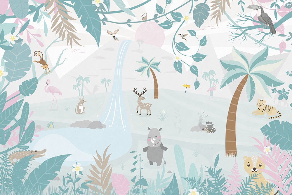 Mural wallpaper non-woven, digital print 30802, 418.5 x 280 cm, Smalltalk, BN International