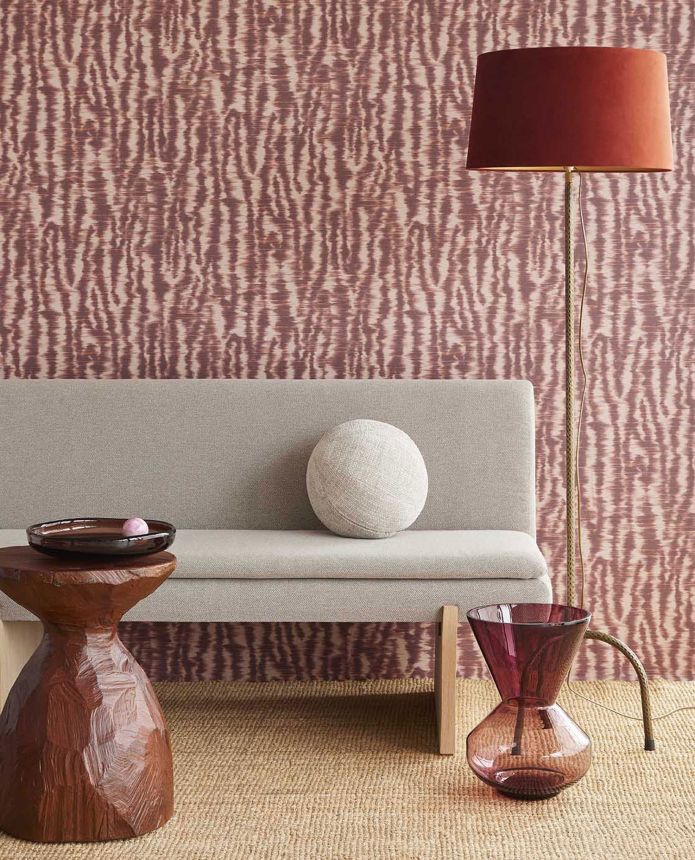 Wine red wallpaper, fabric imitation, 333444, Emerald, Eijffinger