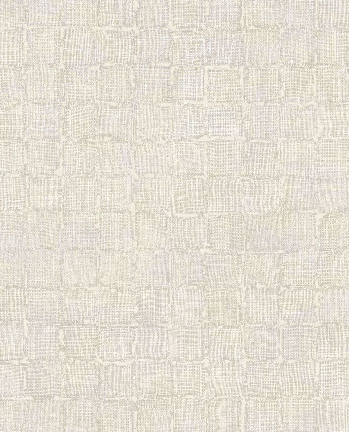 Cream wallpaper, fabric imitation, 333450, Emerald, Eijffinger