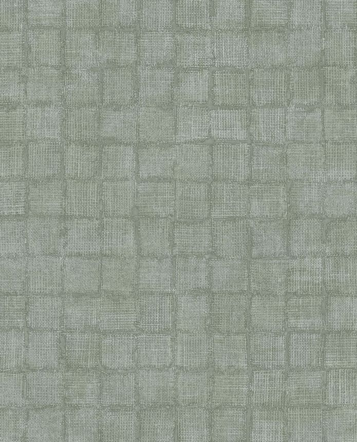 Green wallpaper, fabric imitation, 333454, Emerald, Eijffinger