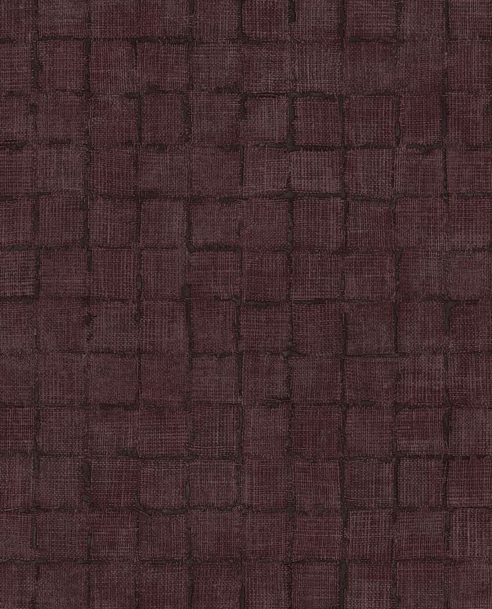 Wine red wallpaper, fabric imitation, 333459, Emerald, Eijffinger