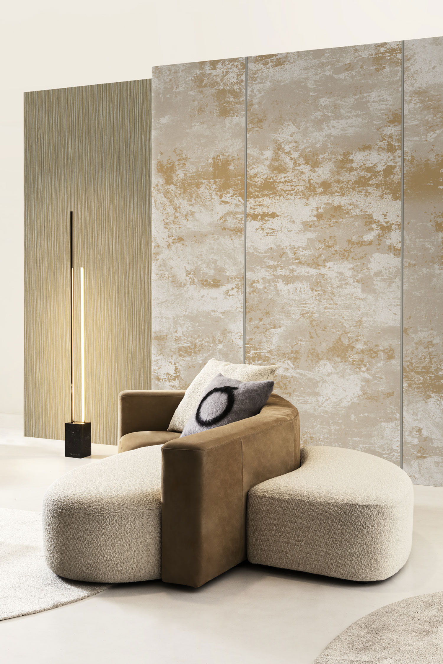 Luxury wall mural, stucco plaster, Z18985, Trussardi 7, Zambaiti Parati