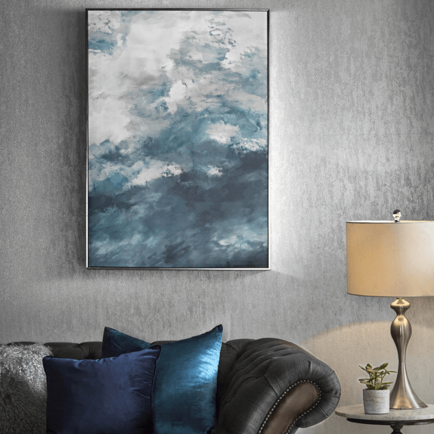 Silver non-woven wallpaper, 104954 Vavex 2025