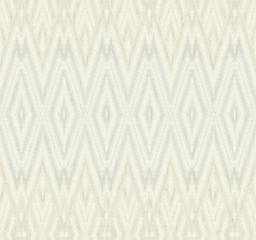 Gray-beige geometric wallpaper, EV3913, Candice Olson Casual Elegance, York