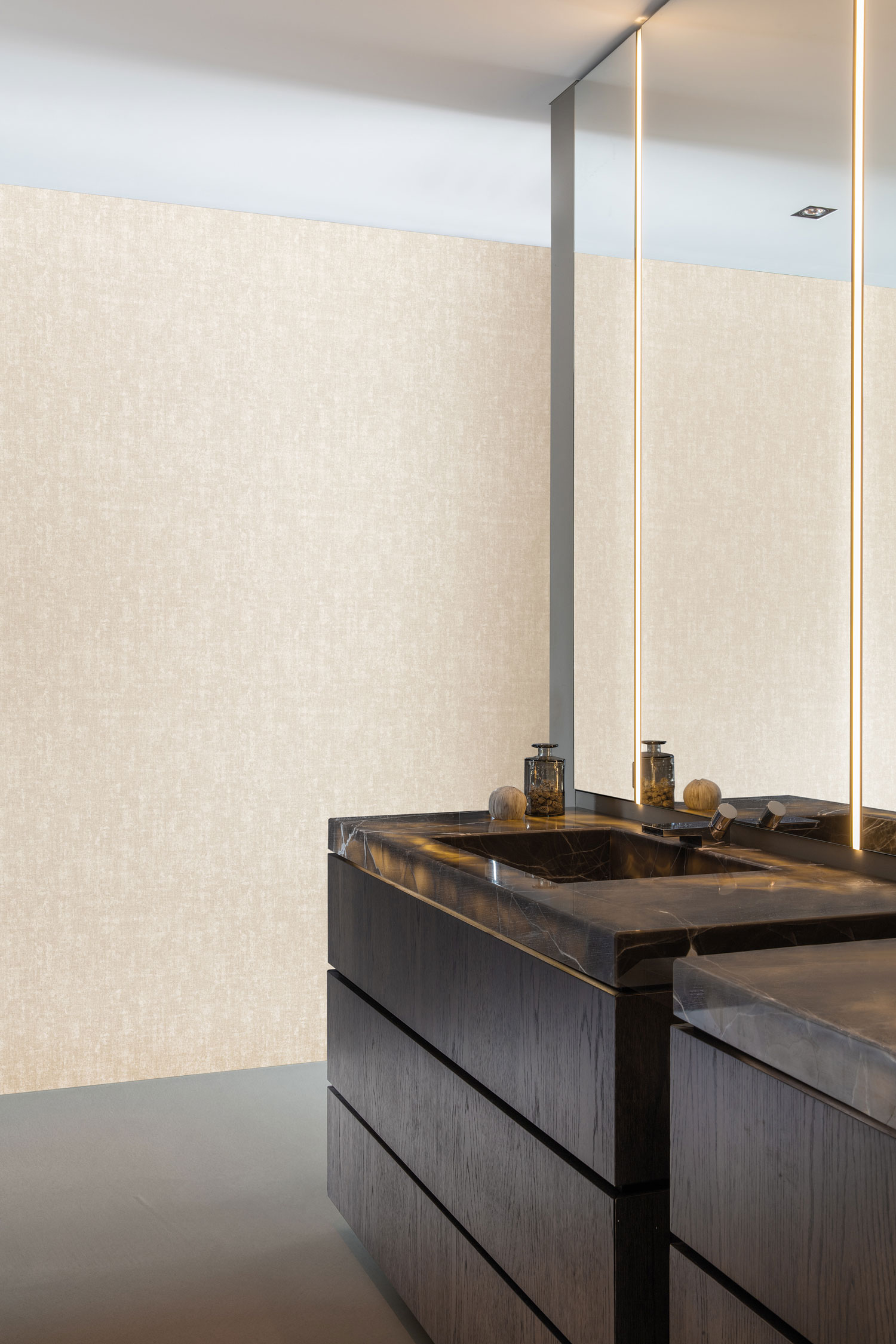 Gray non-woven wallpaper, UR1321, Universe 4, Grandeco