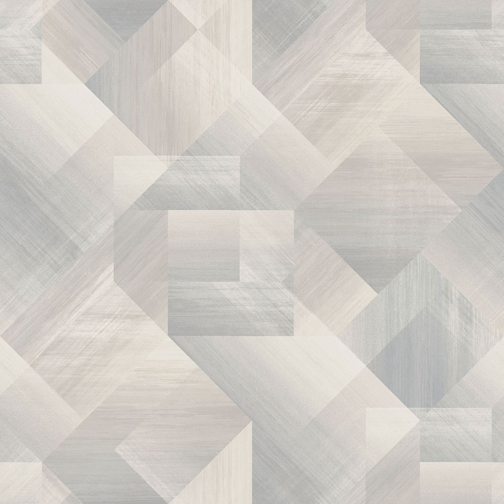 Gray-beige geometric pattern wallpaper, UR3223, Universe 4, Grandeco