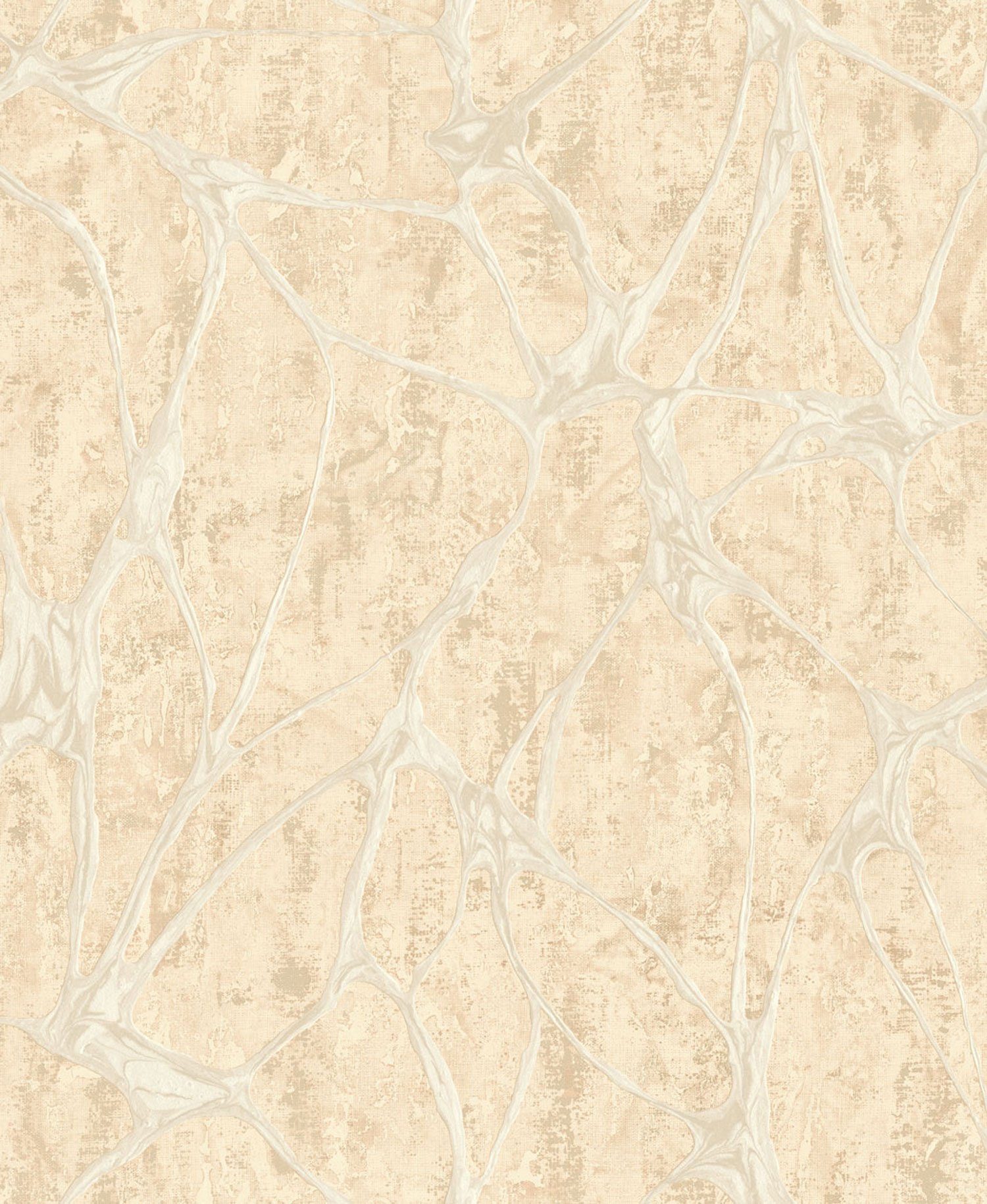 Luxury beige wallpaper with a distinctive metallic pattern, 56821, Aurum II, Limonta