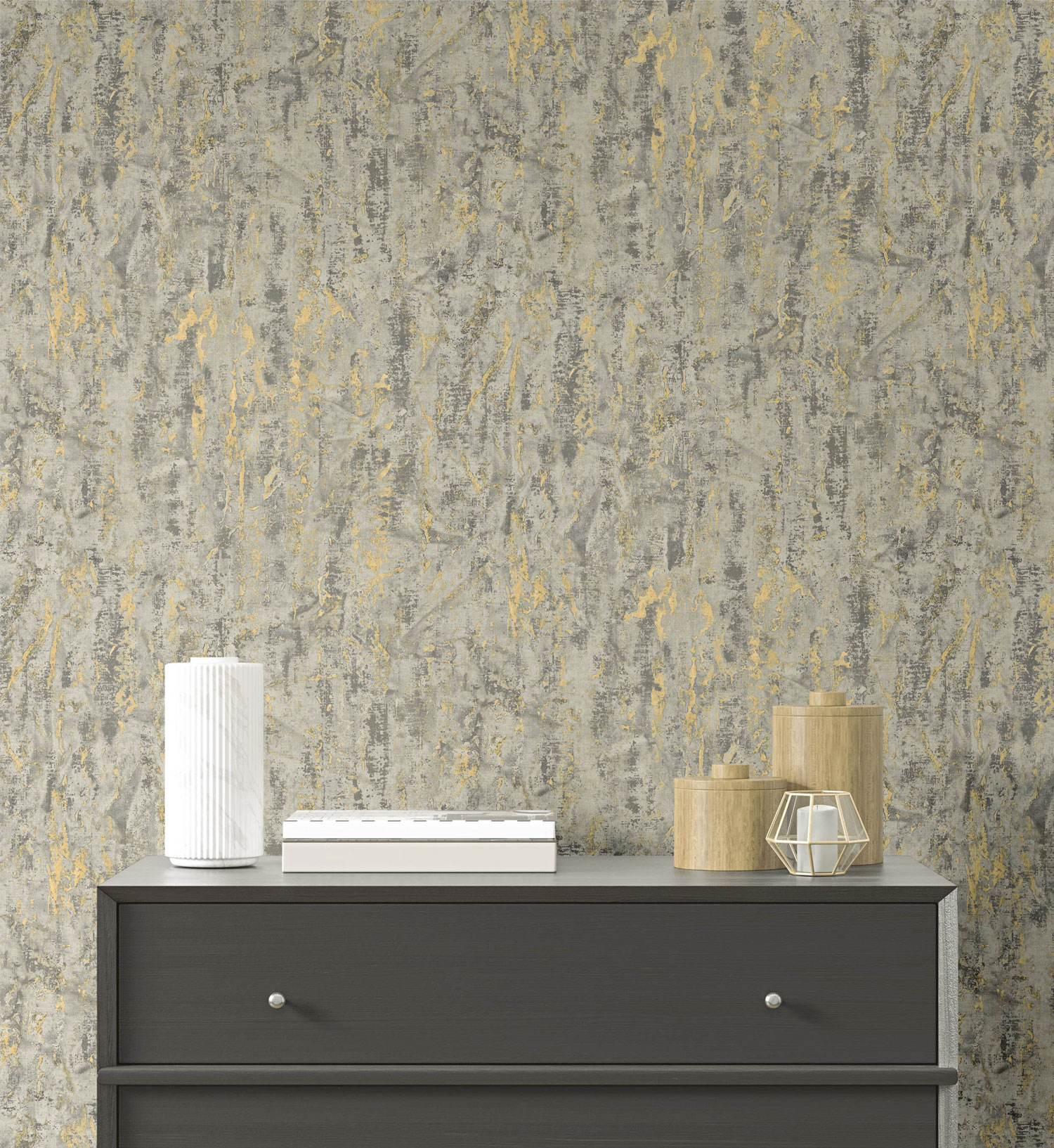 Luxury bronze wallpaper with texture, 57625, Aurum II, Limonta