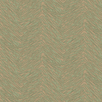 Green non-woven wallpaper, 07710, Makalle II, Limonta