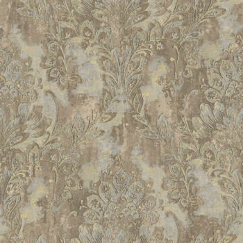 Gold-silver baroque wallpaper, 78428, Makalle II, Limonta