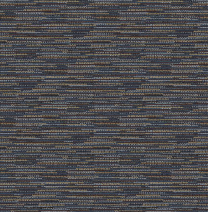 Blue non-woven wallpaper, fabric imitation, 120659, Retreat, Graham&Brown Premium