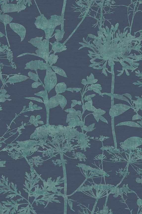 Blue-green wallpaper, nature, grasses, 121429, New Eden, Graham&Brown Premium