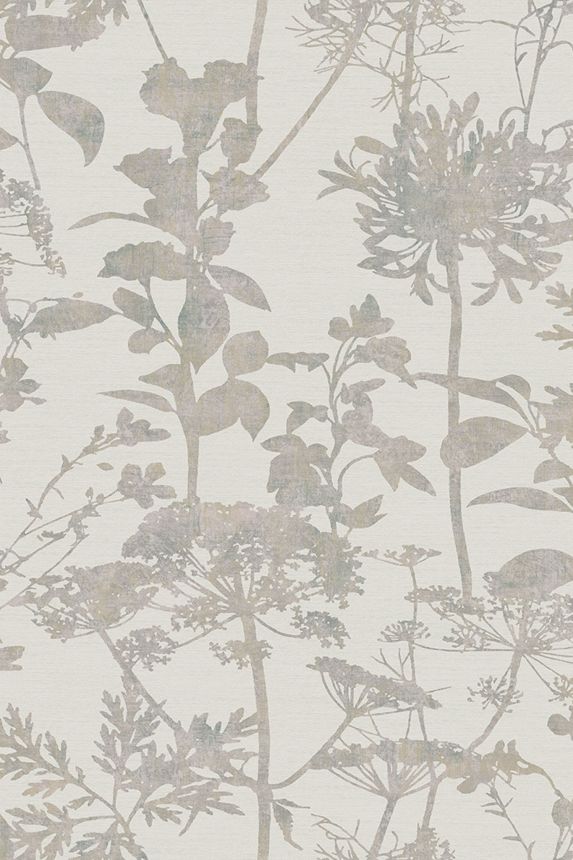 Gray-beige wallpaper, nature, grasses, 121430, New Eden, Graham&Brown Premium